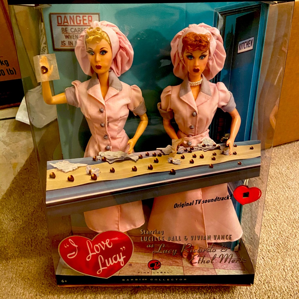 Lucille Ball and VivieeVance dolls